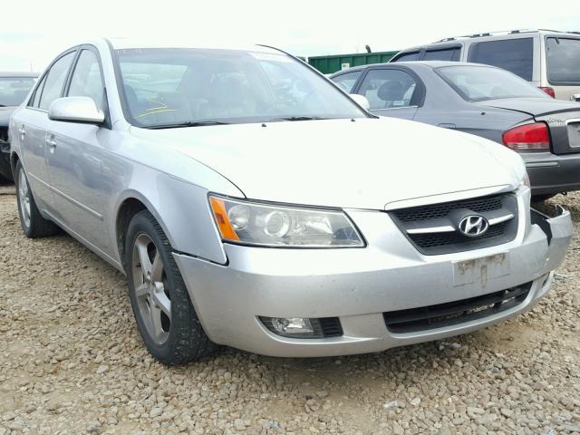 5NPEU46F67H219393 - 2007 HYUNDAI SONATA SILVER photo 1