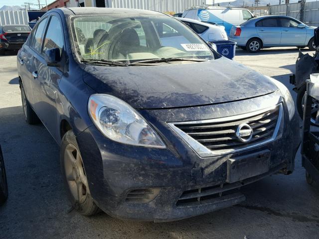 3N1CN7AP5CL879542 - 2012 NISSAN VERSA S BLUE photo 1