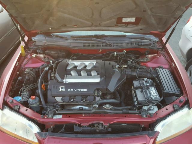 1HGCG16511A030316 - 2001 HONDA ACCORD EX MAROON photo 7