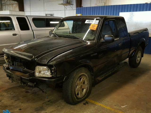 1FTZR45E92PA65688 - 2002 FORD RANGER SUP BLACK photo 2