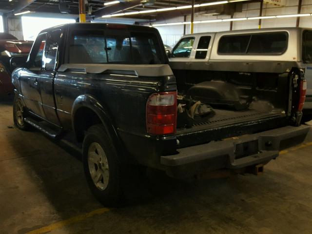 1FTZR45E92PA65688 - 2002 FORD RANGER SUP BLACK photo 3