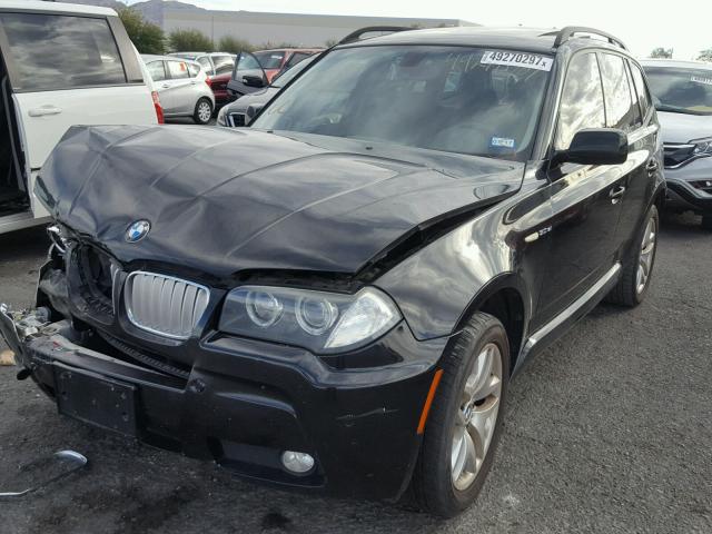 WBXPC93437WF09621 - 2007 BMW X3 3.0SI BLACK photo 2