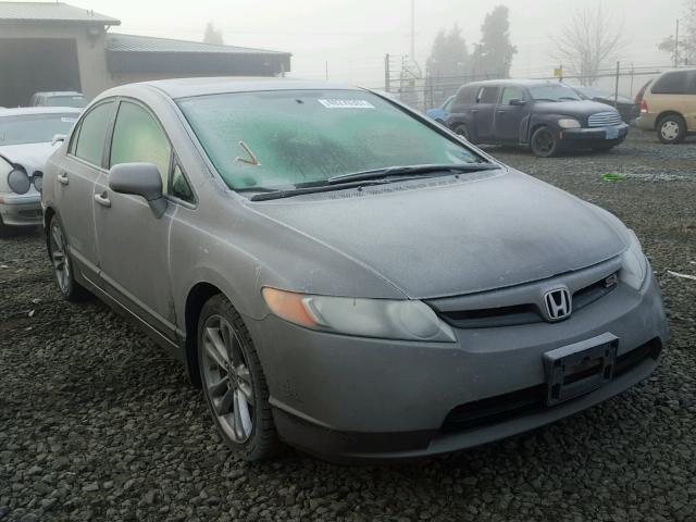 2HGFA55598H708393 - 2008 HONDA CIVIC SI GRAY photo 1