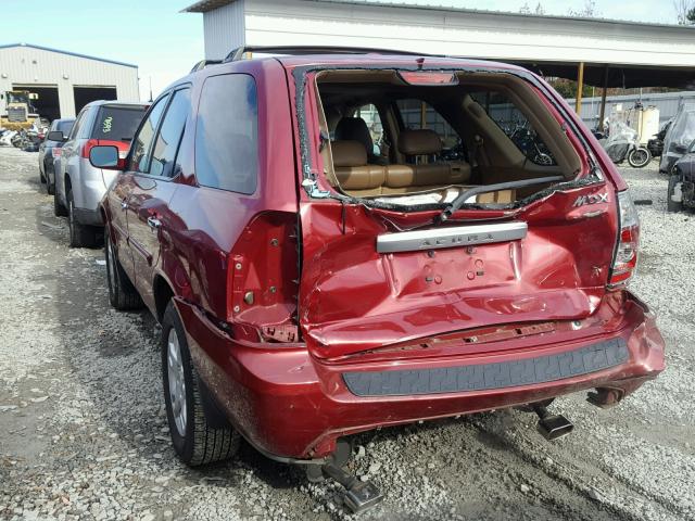 2HNYD18645H529941 - 2005 ACURA MDX TOURIN SILVER photo 3