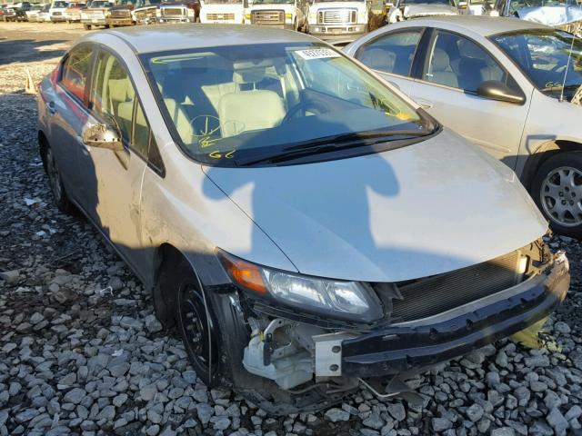 2HGFB2E50CH513707 - 2012 HONDA CIVIC LX SILVER photo 1