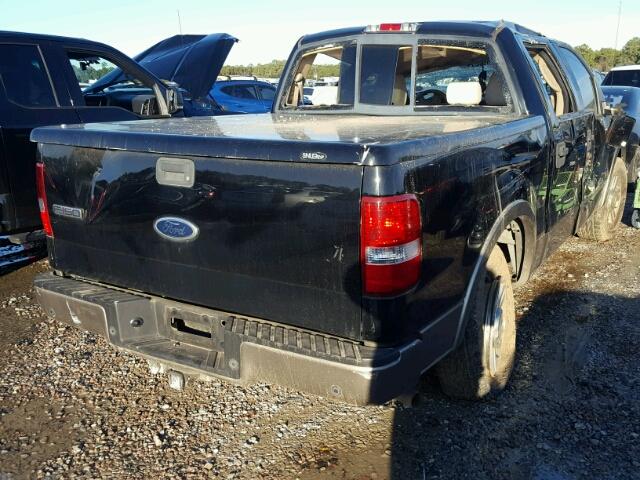 1FTPW12584FA37196 - 2004 FORD F150 SUPER BLACK photo 4