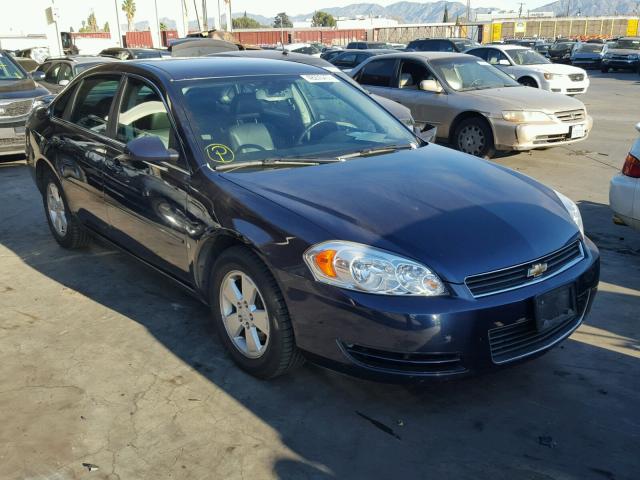 2G1WT58K581279149 - 2008 CHEVROLET IMPALA LT BLUE photo 1