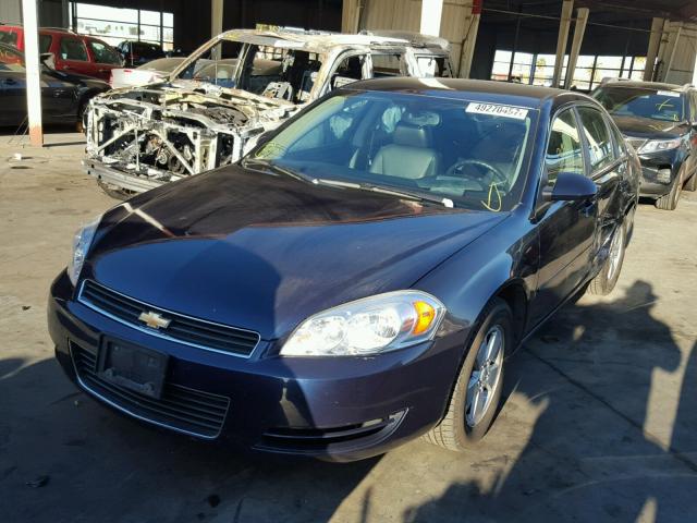 2G1WT58K581279149 - 2008 CHEVROLET IMPALA LT BLUE photo 2