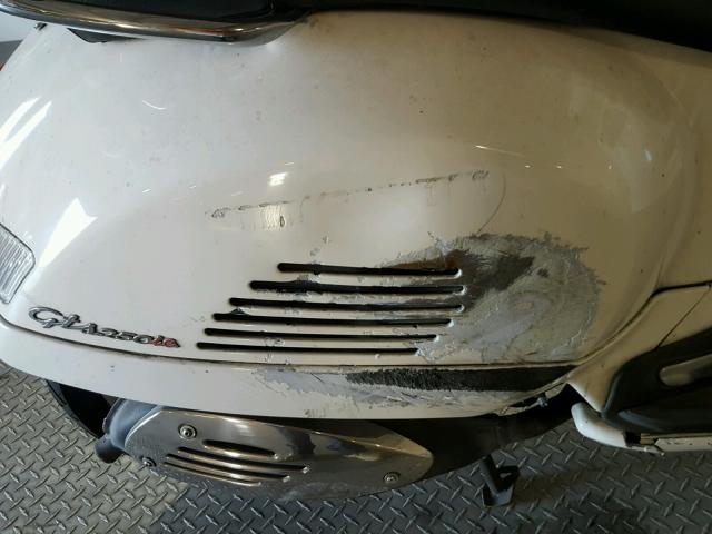 ZAPM459L495600454 - 2009 VESPA GTS 250 WHITE photo 9