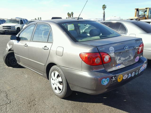 1NXBR30E95Z431072 - 2005 TOYOTA COROLLA CE GRAY photo 3