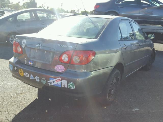 1NXBR30E95Z431072 - 2005 TOYOTA COROLLA CE GRAY photo 4