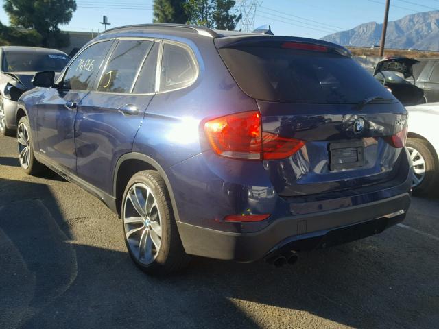 WBAVM1C55FVZ93642 - 2015 BMW X1 SDRIVE2 BLUE photo 3