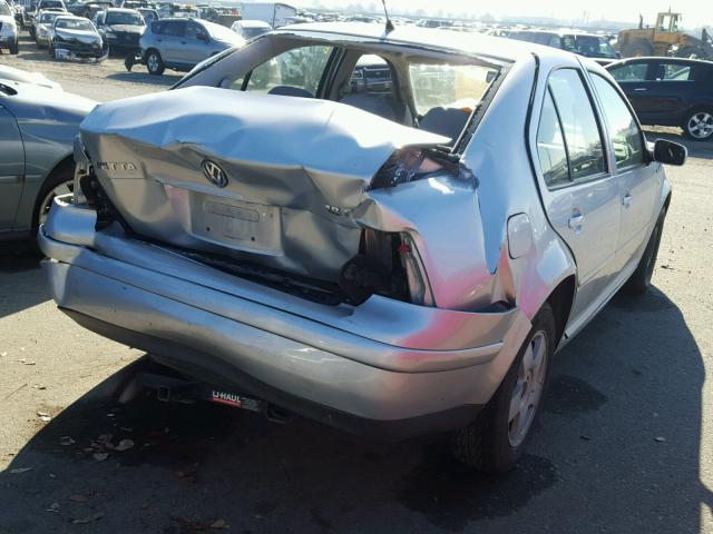 3VWSE69M22M069787 - 2002 VOLKSWAGEN JETTA GLS SILVER photo 4