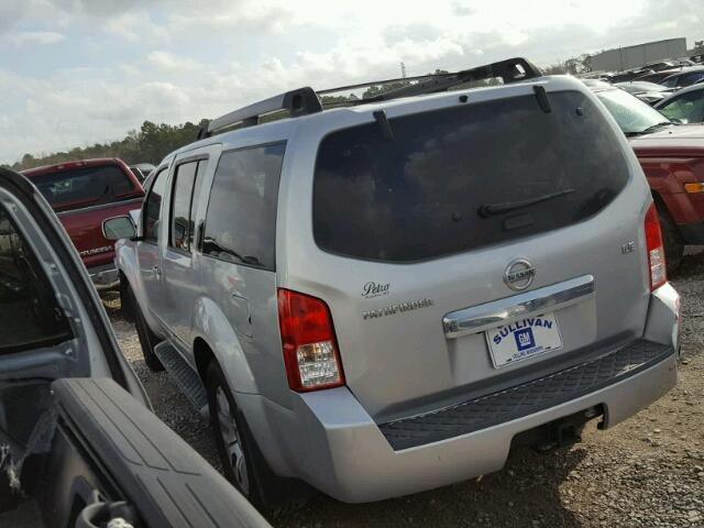 5N1AR1NB3BC617206 - 2011 NISSAN PATHFINDER SILVER photo 3