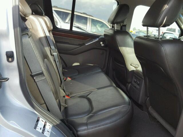 5N1AR1NB3BC617206 - 2011 NISSAN PATHFINDER SILVER photo 6