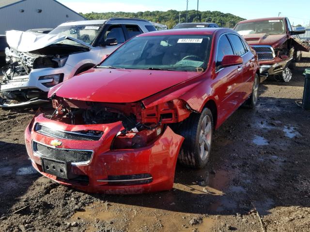 1G1ZC5E08CF239066 - 2012 CHEVROLET MALIBU 1LT MAROON photo 2