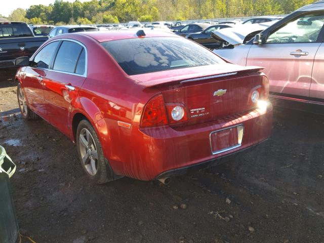 1G1ZC5E08CF239066 - 2012 CHEVROLET MALIBU 1LT MAROON photo 3