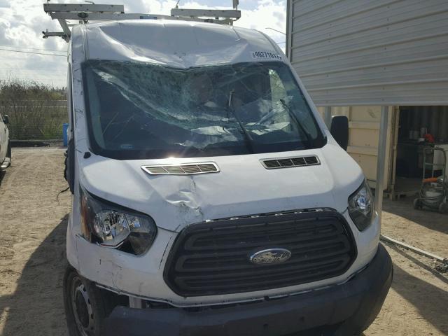 1FTNR2CM1FKB24975 - 2015 FORD TRANSIT T- WHITE photo 9