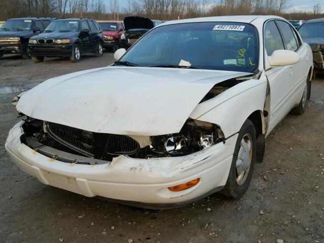 1G4HR54K4YU102760 - 2000 BUICK LESABRE LI WHITE photo 2