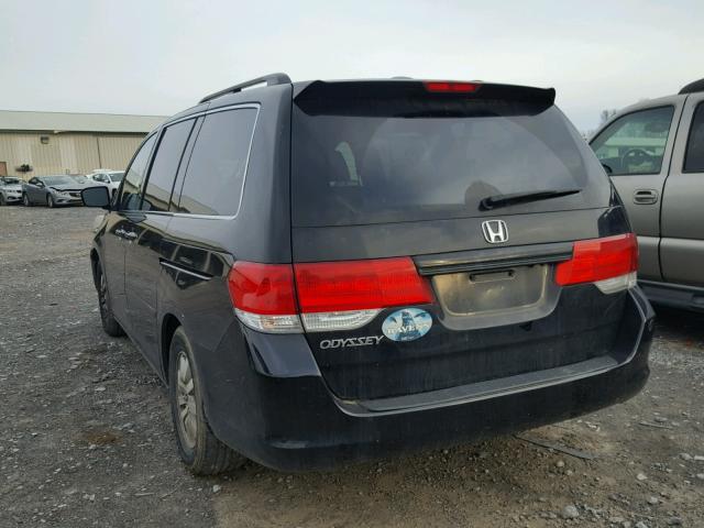 5FNRL3H72AB070359 - 2010 HONDA ODYSSEY EX BLACK photo 3