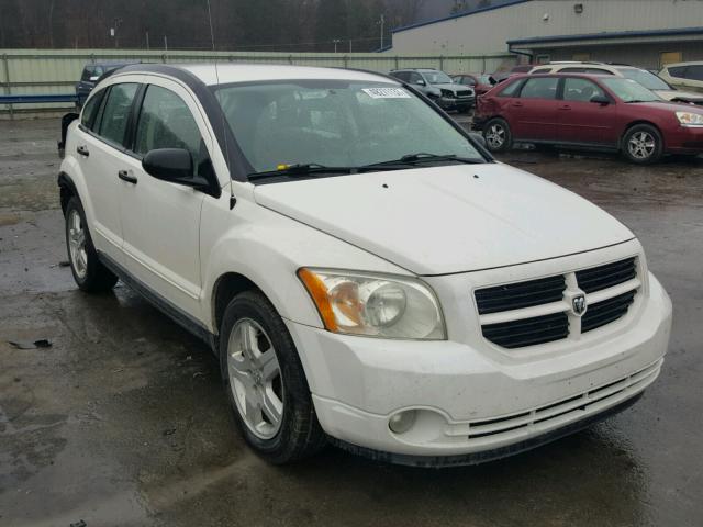 1B3HB48B87D109644 - 2007 DODGE CALIBER SX WHITE photo 1