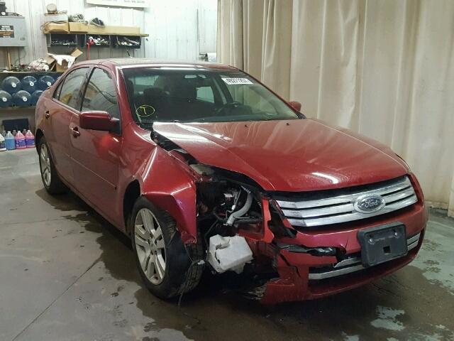 3FAHP08Z69R185952 - 2009 FORD FUSION SEL RED photo 1