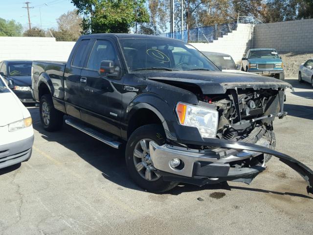 1FTFX1ET4CFA70388 - 2012 FORD F150 SUPER BLACK photo 1