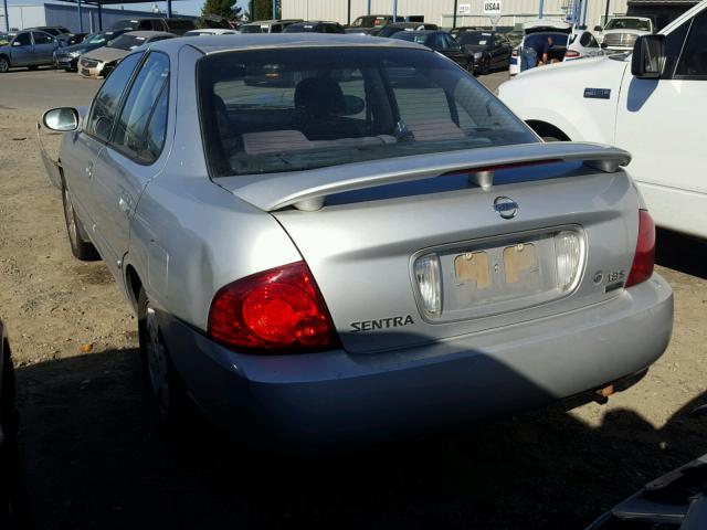 3N1CB51D26L632292 - 2006 NISSAN SENTRA 1.8 SILVER photo 3