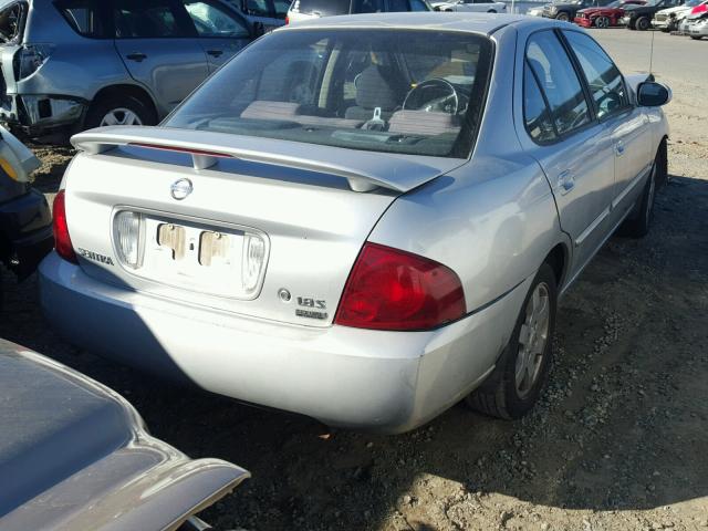 3N1CB51D26L632292 - 2006 NISSAN SENTRA 1.8 SILVER photo 4