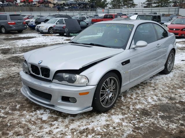 WBSBL93452JR12700 - 2002 BMW M3 SILVER photo 2