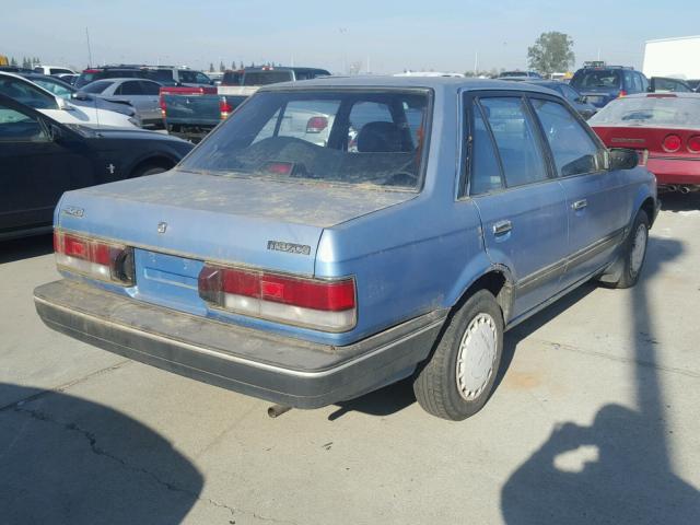 JM1BF2224K0384062 - 1989 MAZDA 323 BLUE photo 4