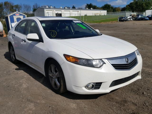 JH4CU2F6XDC012748 - 2013 ACURA TSX TECH WHITE photo 1