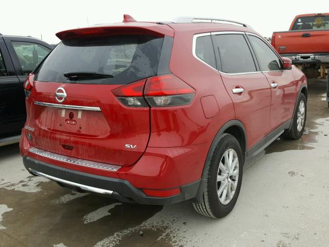 5N1AT2MTXHC862272 - 2017 NISSAN ROGUE S MAROON photo 4