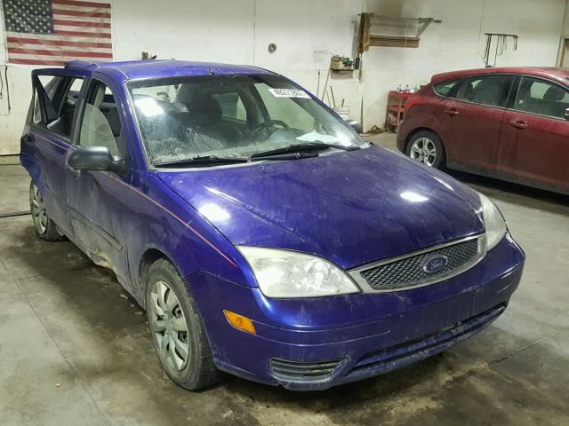 1FAFP34N66W101424 - 2006 FORD FOCUS ZX4 BLUE photo 1