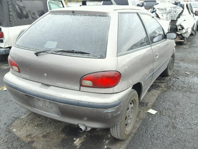 2C1MR2291T6778329 - 1996 GEO METRO BASE GRAY photo 4