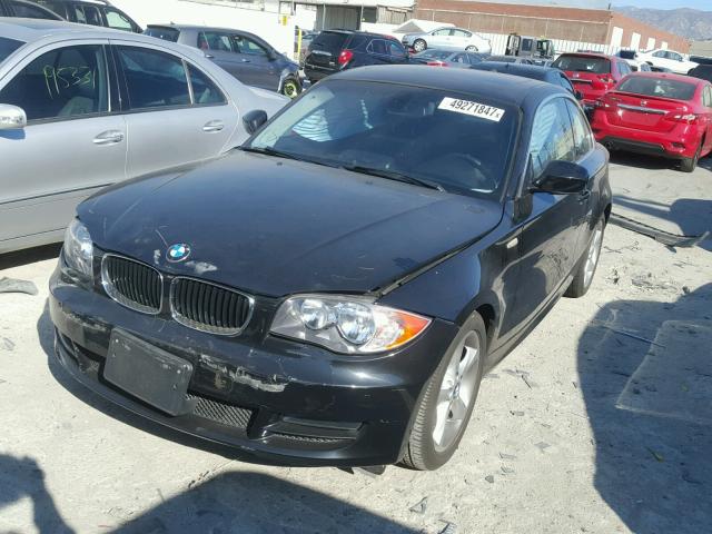 WBAUP9C53AVF49558 - 2010 BMW 128 I BLACK photo 2