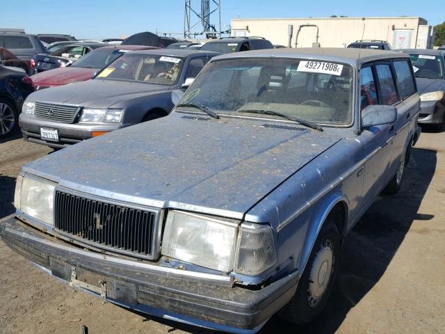 YV1AX8850J1802214 - 1988 VOLVO 245 DL BLUE photo 2