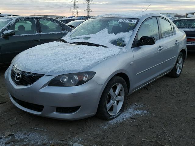 JM1BK12F251246897 - 2005 MAZDA 3 I SILVER photo 2