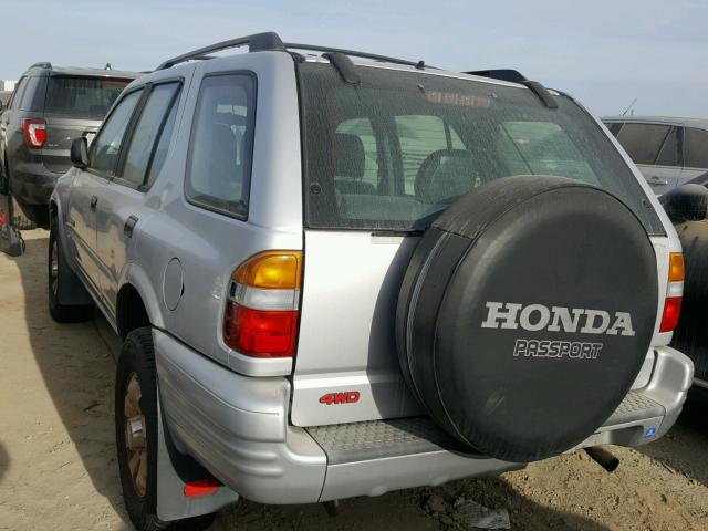 4S6DM58W924401508 - 2002 HONDA PASSPORT E SILVER photo 3