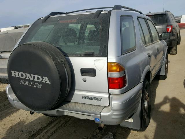 4S6DM58W924401508 - 2002 HONDA PASSPORT E SILVER photo 4