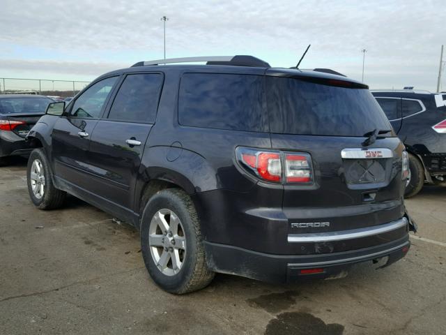 1GKKRPKD9EJ251175 - 2014 GMC ACADIA SLE GRAY photo 3