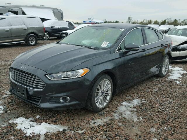 3FA6P0HD8FR224046 - 2015 FORD FUSION SE GRAY photo 2