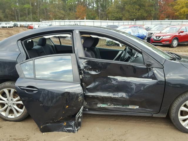 JM1BL1U64B1412780 - 2011 MAZDA 3 S BLACK photo 9