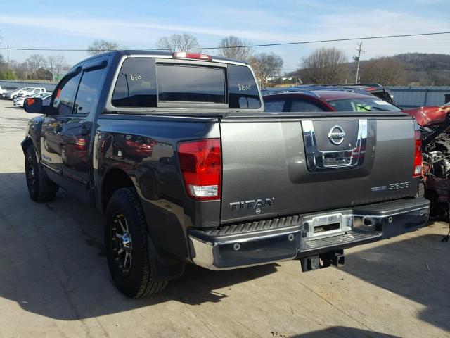 1N6BA0ED1AN309205 - 2010 NISSAN TITAN XE GRAY photo 3