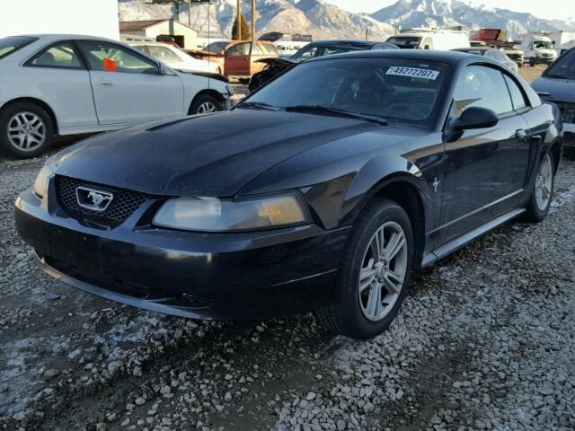 1FAFP40463F349915 - 2003 FORD MUSTANG BLACK photo 2