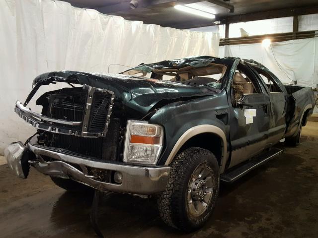 1FTWW31R69EB01745 - 2009 FORD F350 SUPER GREEN photo 2