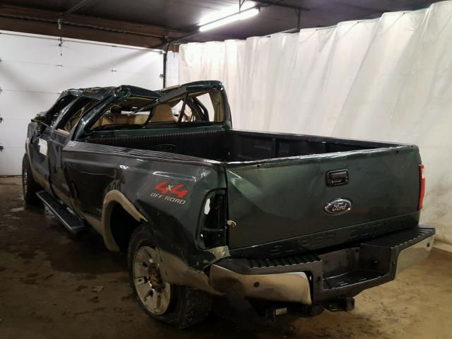 1FTWW31R69EB01745 - 2009 FORD F350 SUPER GREEN photo 3