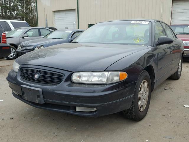 2G4WB52KX21142066 - 2002 BUICK REGAL LS BLACK photo 2