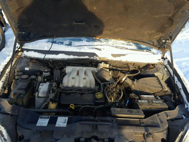 1FAFP5220YA154110 - 2000 FORD TAURUS LX BLUE photo 7