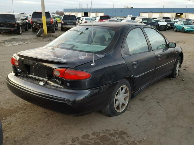 1FALP67LXTK149154 - 1996 FORD CONTOUR SE BLACK photo 4